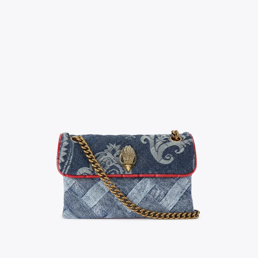 mini denim kensington bag | Kurt Geiger US