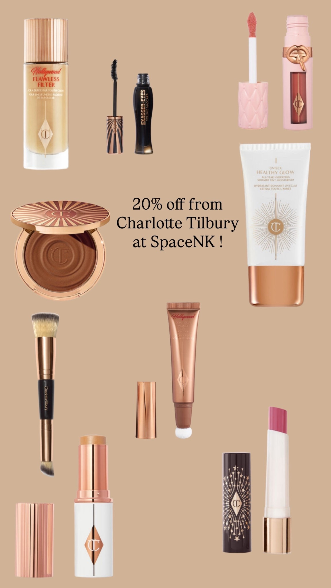 Charlotte tilbury, makeup, sale, discount, winter beauty, space NK

#LTKwinter #LTKuk #LTKbeauty