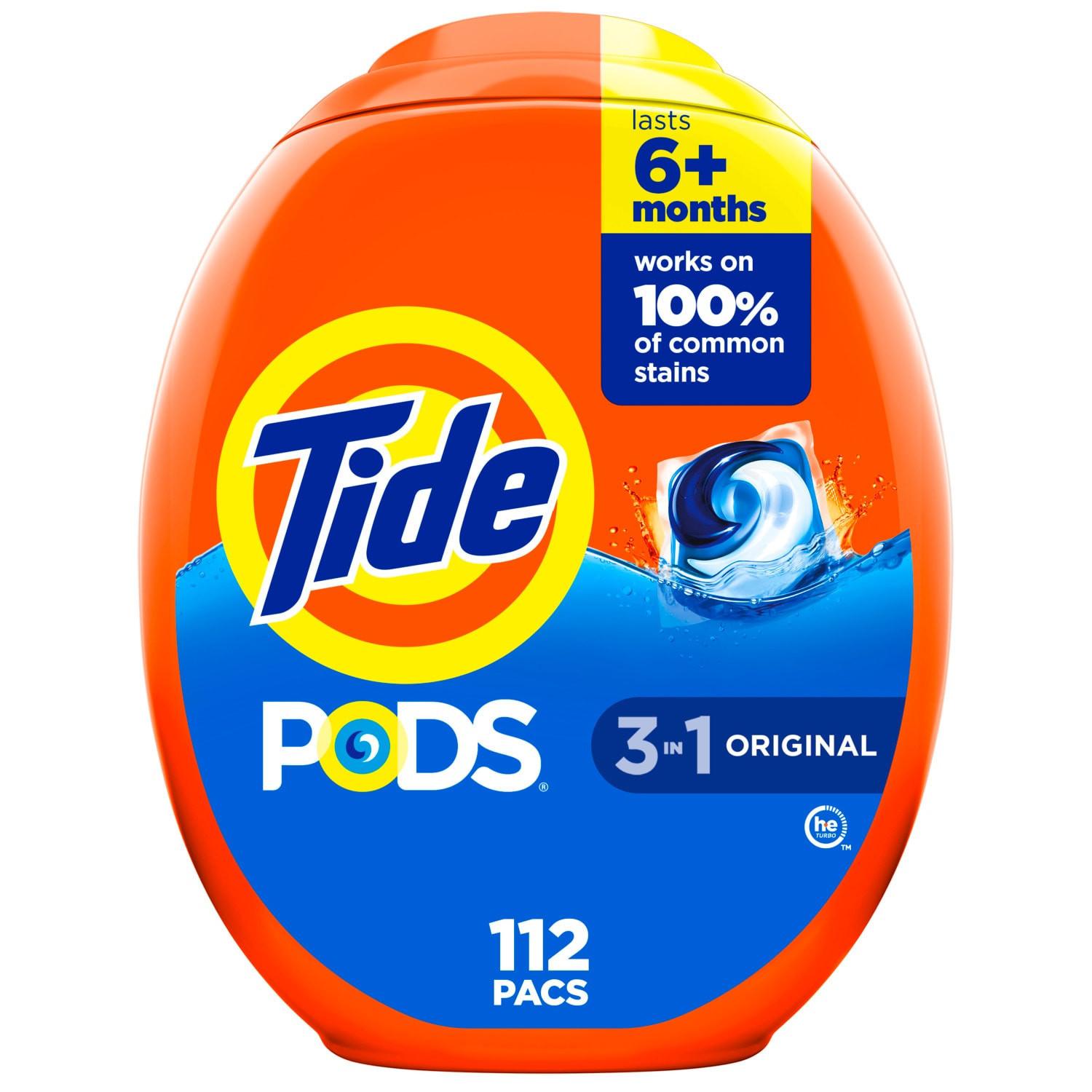 Tide Pods Original HE Laundry Detergent 112 Loads 112 -Count one_size | 3077203243 | Lowe's