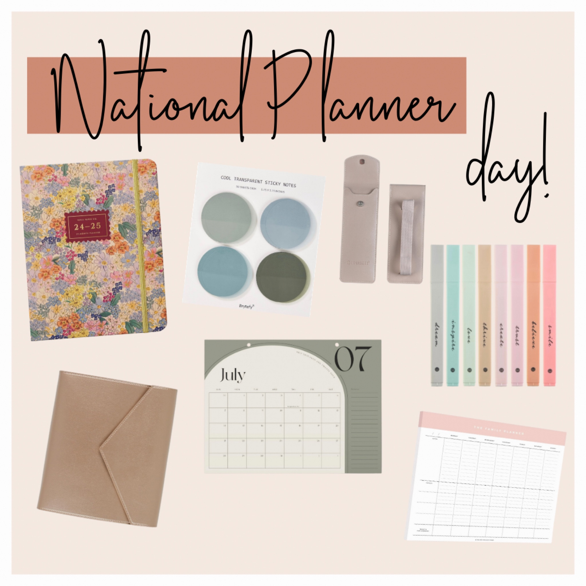 It’s National Planner Day and we’re sharing some of our favorite planners and planner accessories to make organizing your schedules a breeze!

#LTKHome #LTKBacktoSchool #LTKFamily