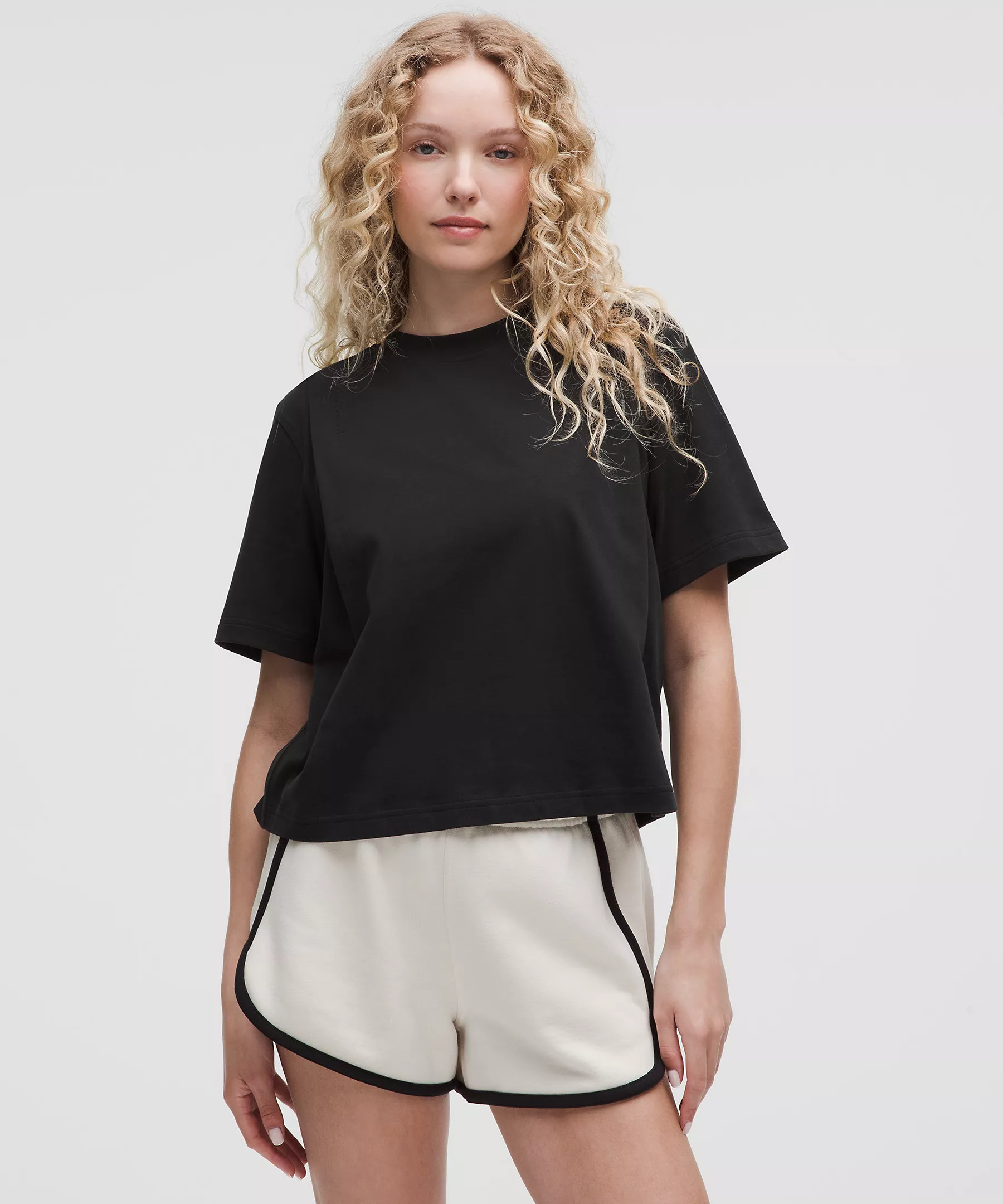 Cotton Jersey Stitch-Detail T-Shirt | lululemon (CA)