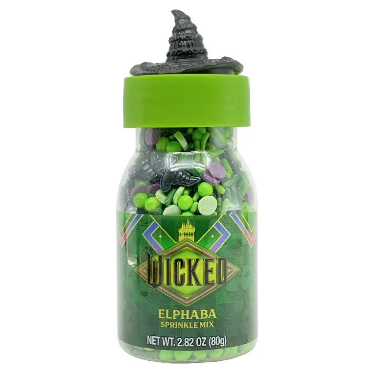 Wicked Halloween Elphaba Dessert Sprinkles Multicolor, 2.8oz | Walmart (US)