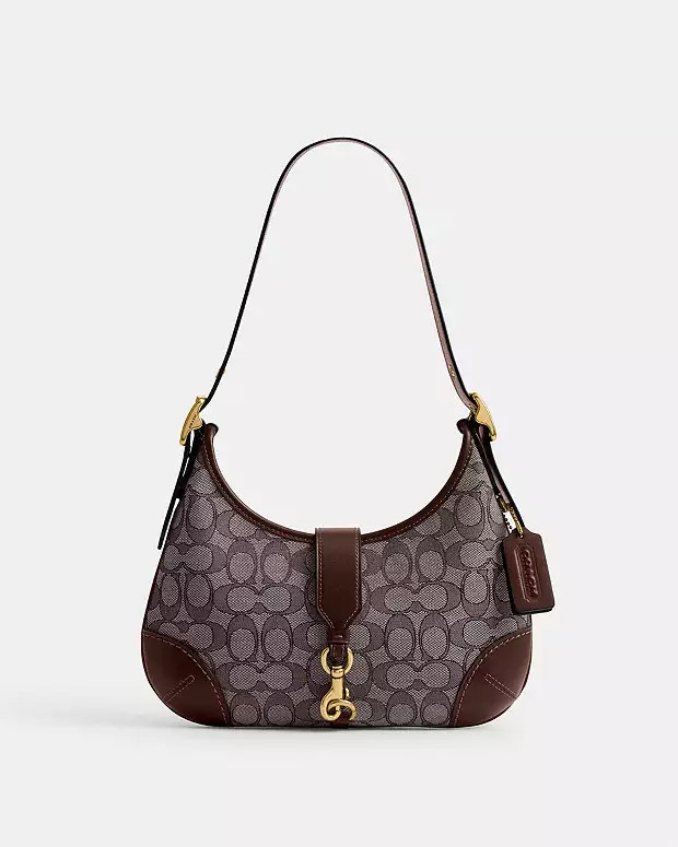 Hamptons Hobo Bag In Signature Jacquard | Coach (US)