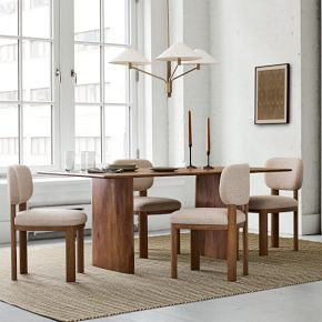 Anton Solid Wood Dining Table & Chairs Set | West Elm (US)