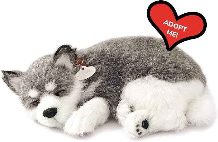 Perfect Petzzz - Original Petzzz Alaskan Husky, Realistic Lifelike Stuffed Interactive Pet Toy, Companion Pet Dog with 100% Handcrafted Synthetic Fur | Amazon (US)