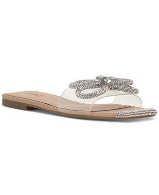 I.N.C. International Concepts Women's Plora Embellished Slide Sandals, Created for Macy's - Macy'... | Macy's