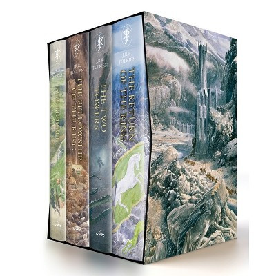 The Hobbit & the Lord of the Rings Illustrated by Alan Lee Box Set - by  J R R Tolkien (Hardcover) | Target