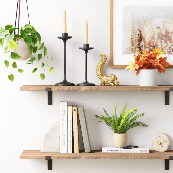 Wood Wall Shelf with Reversed L Bracket - Threshold™ | Target