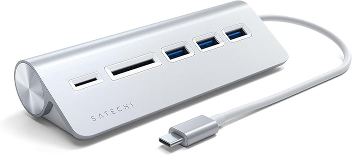 Satechi USB C Hub for Desktop, USB C Hub with 3 USB-A 3.0 Data Ports, Micro/SD Card Readers, USBC... | Amazon (US)