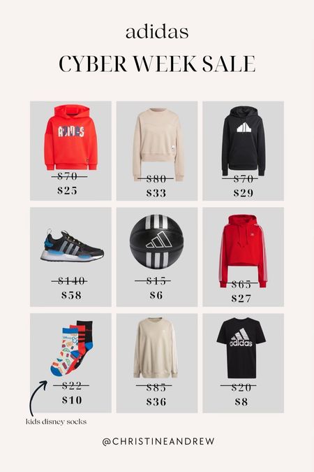 Adidas cyber week sale ends today! Get an extra 40% off already low sale prices with code CYBER 🤩 these make great gifts! 

Adidas cyber sale; adidas cyber week sale; adidas sale; athleisure sale; adidas sneaker sale; kids adidas sale; gifts for her; gifts for him; kids gifts; Christine Andrew 

#LTKGiftGuide #LTKkids #LTKCyberWeek