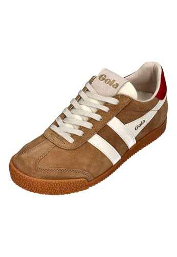 Gola Women's Elan Caramel/Off-White/Deep Red 9 M | Amazon (US)