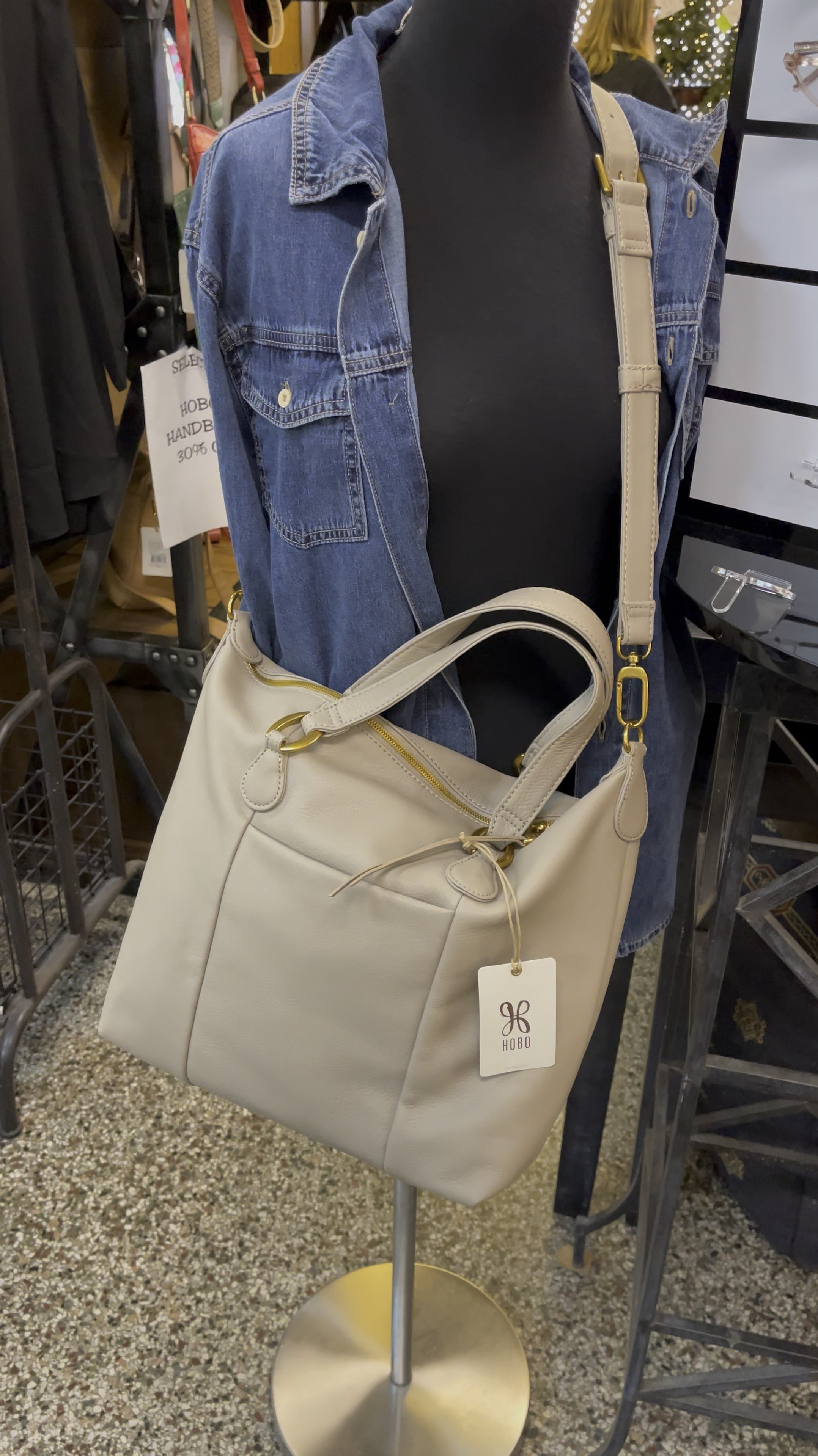 Hobo bags for the win. Top handled. Soft and slouchy. This one is roomy and has the long crossbody strap for hands free everything. Love the taupe color in soft pebbled leather  #hobobags

#LTKGiftGuide #LTKItBag