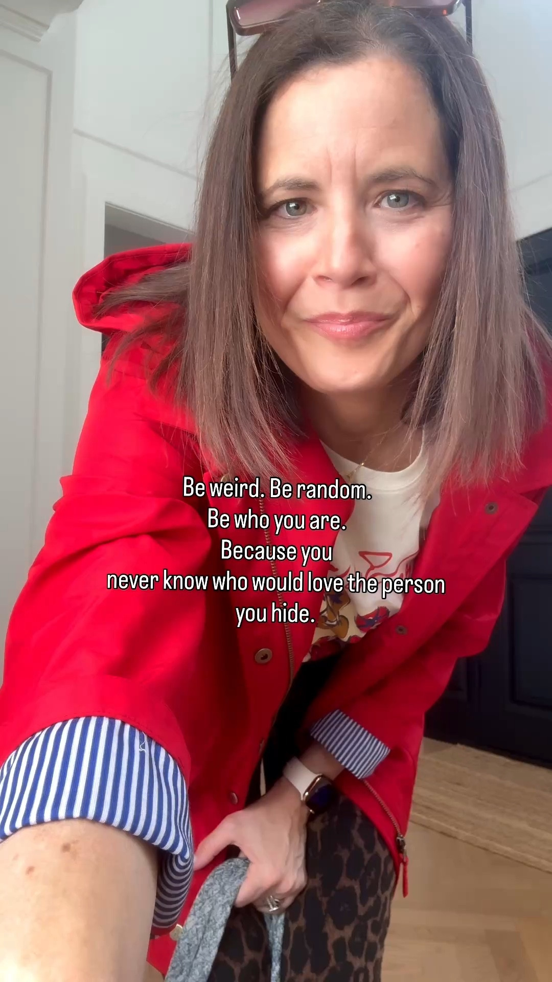 Spring ootd in small each piece XS coat 