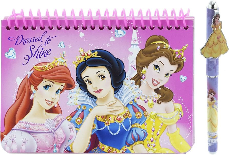 Disney Princess Autograph Book with Pen - Pink, 5.8" x 4.0", 1 Book - For Kids, Reading, Princess... | Amazon (US)