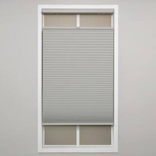 Gray Cloud Cordless Top-Down Bottom-Up Blackout Polyester Cellular Shades - 68 in. W x 72 in. L | The Home Depot