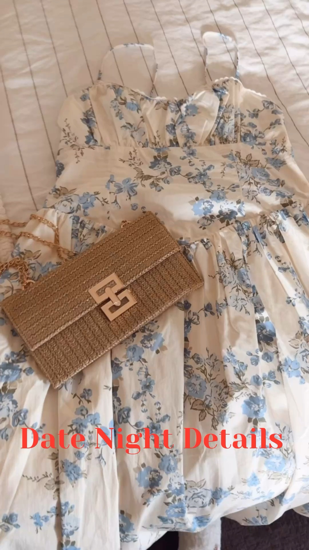 Date Night Details 

Floral dress, summer dress, target outfit idea, summer bag, straw bag, vacation outfit, European Vacation outfit, Italy outfit 

#LTKootd #LTKTravel #LTKOver40