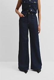 High Rise Wide Leg Jean | Country Road