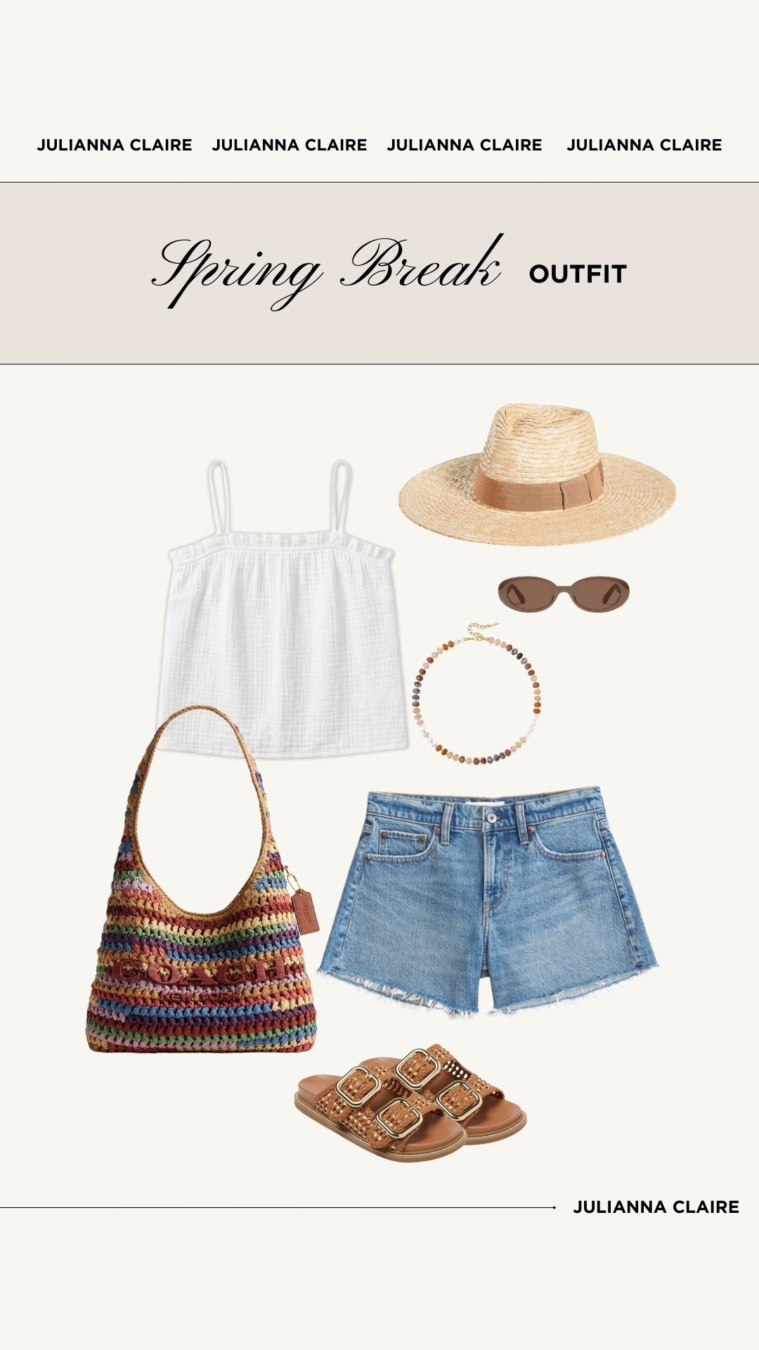 Casual chic spring break outfit inspo ☀️

#LTKgrwm #LTKootd