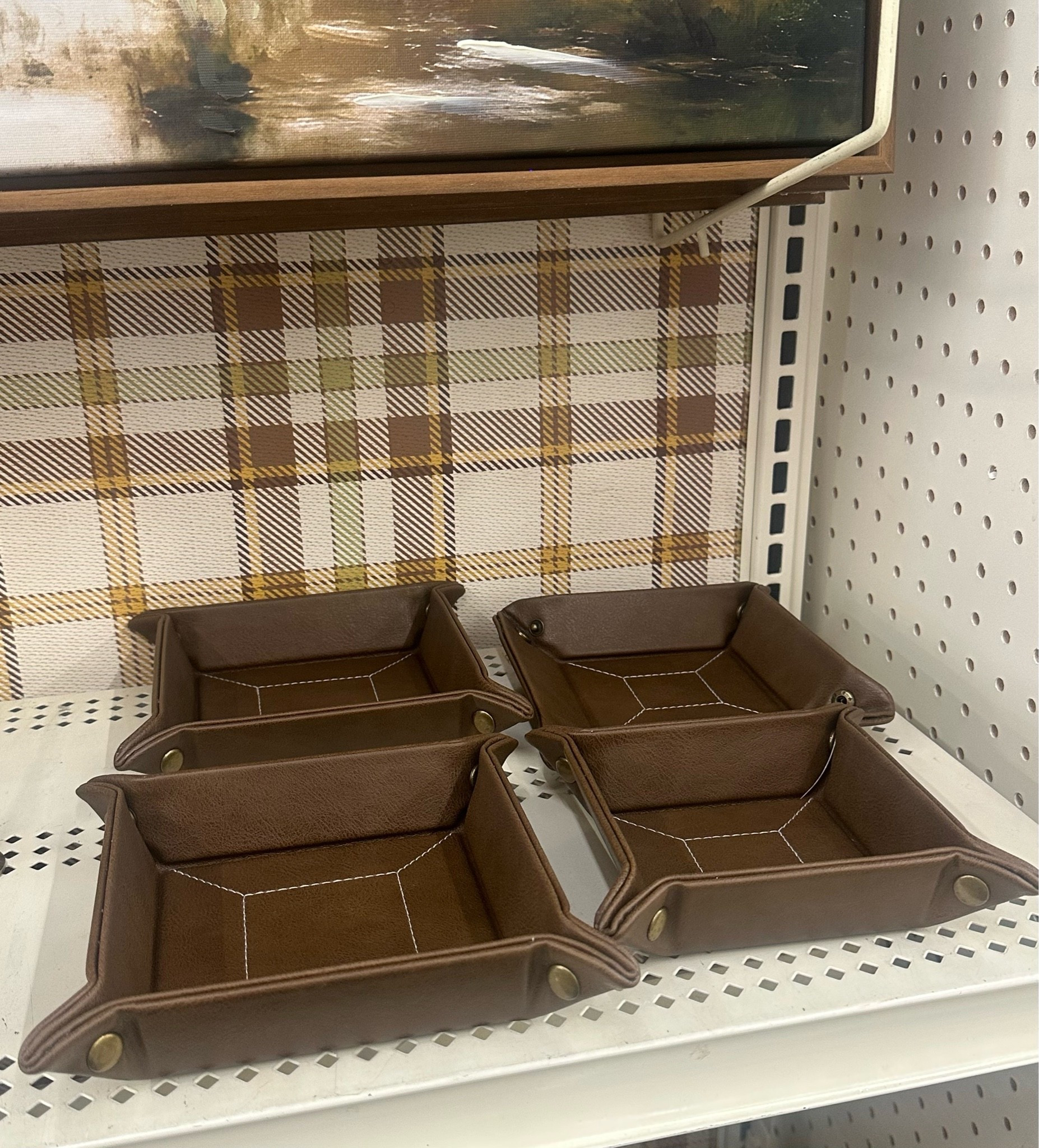 Cute little faux leather catch-all trays! 2 sizes. On sale!

#LTKSeasonal #LTKHome #LTKSaleAlert