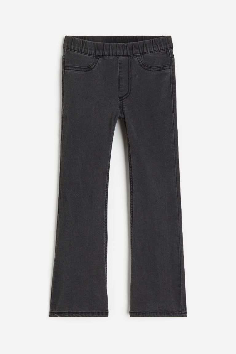 Superstretch Flare Fit Jeans - Denim black - Kids | H&M US | H&M (US + CA)
