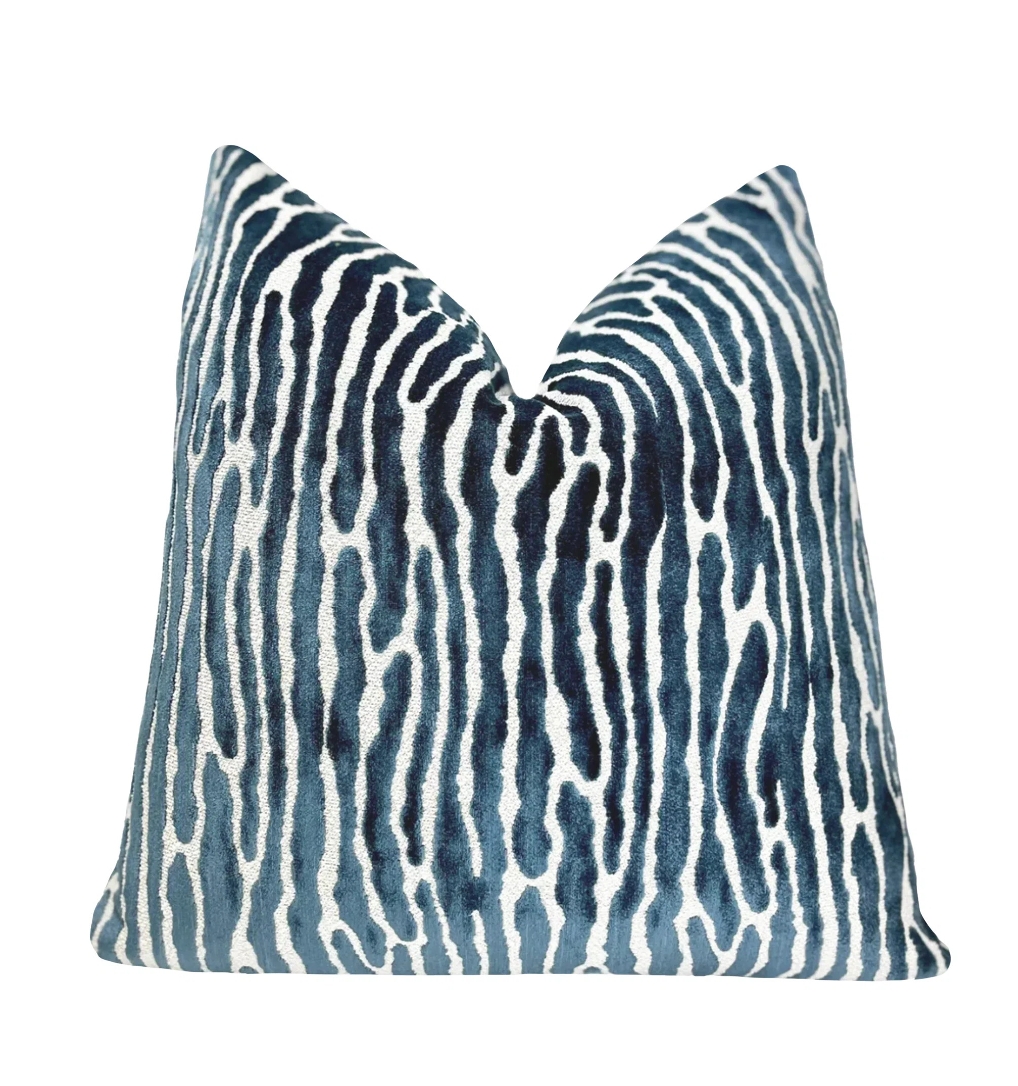 Stripe Velvet Throw Pillow Cover | Wayfair North America