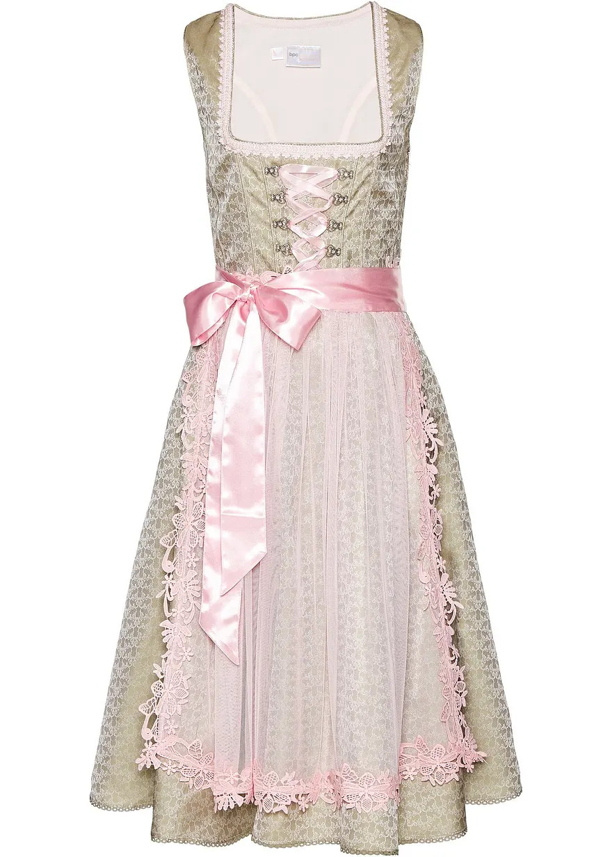 Dirndl mit Perlen (2-tlg.Set) | Bonprix DE