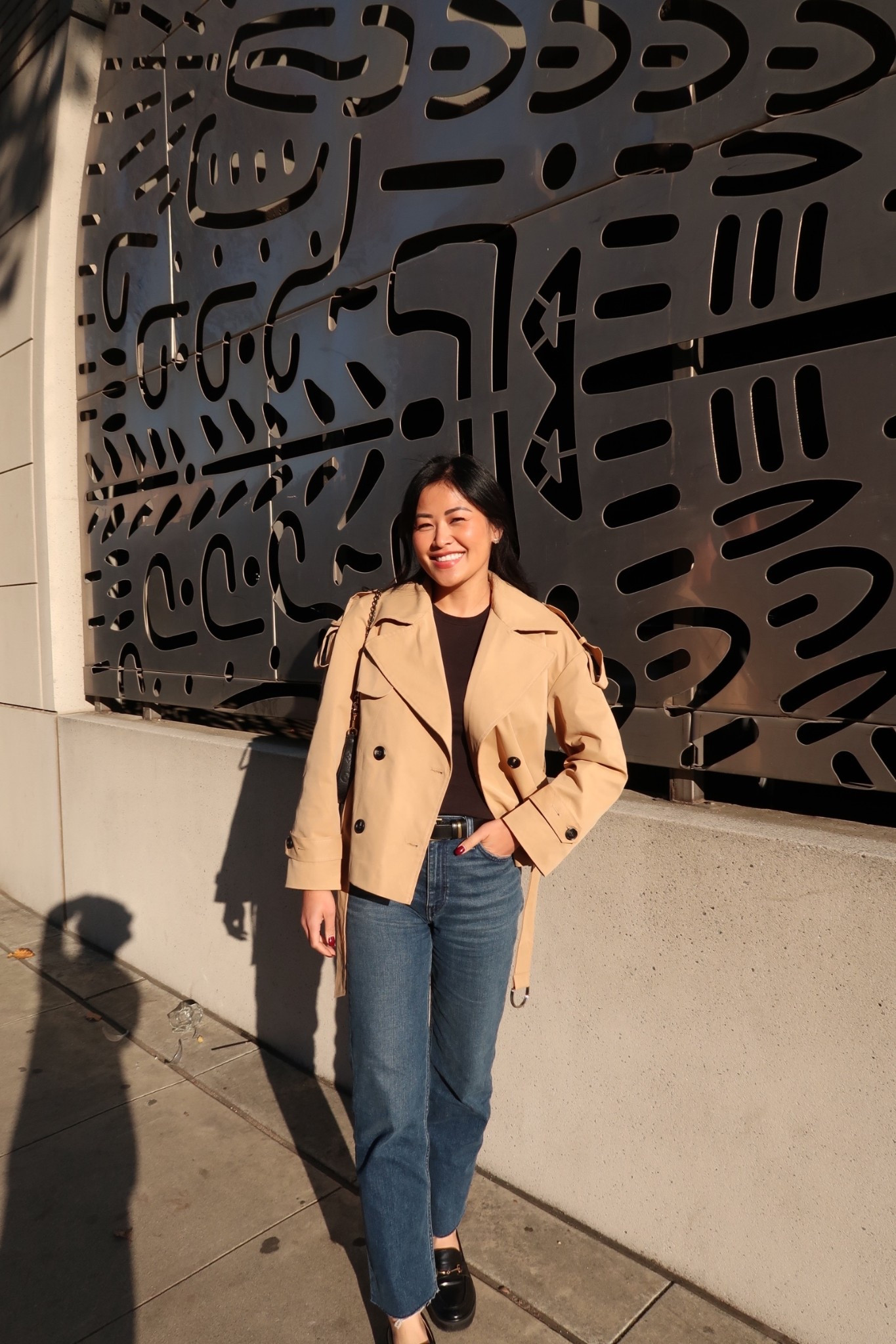 Lovee this cropped trench 

#LTKootd