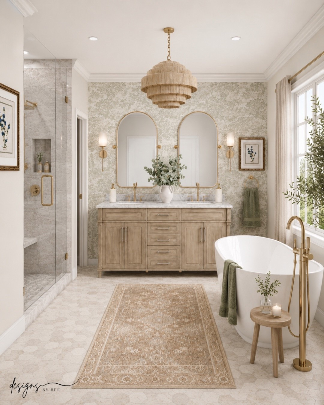 Bathroom decor mood board
Bathroom design, home decor, bathroom inspiration, master bath, wallpaper, vanity, mirrors, bath mat #bathroom  

 #LTKHome #LTKStyleTip #LTKFamily

#LTKHome