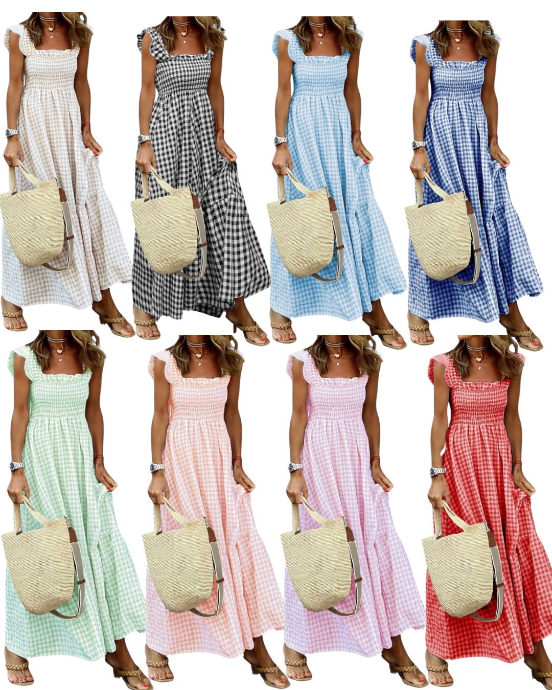 So many more colors for this perfect beautiful summer dress! 