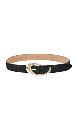 Ettika Black Croc Print Belt in Black. - size XS | Revolve Clothing (Global)