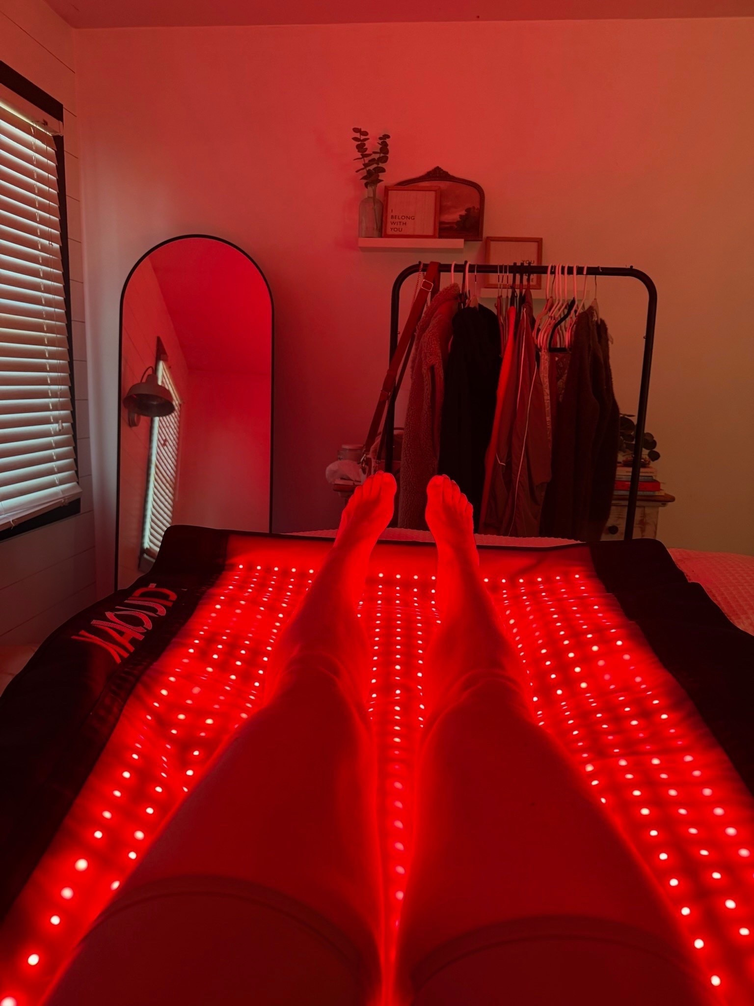 This red light mat has become such a go to in my daily routine. I love using it to relax, support recovery, and give my skin that healthy glow, it’s such an easy way to add a little self care into my day.
red light therapy mat, red light therapy benefits, wellness routine essentials, muscle recovery tool, at home wellness routine, skin rejuvenation routine, relaxation and recovery, daily self care routine, health and wellness tools, recovery and glow routine, SavannahK

#LTKBeauty #LTKmorningroutine #LTKmomlife
