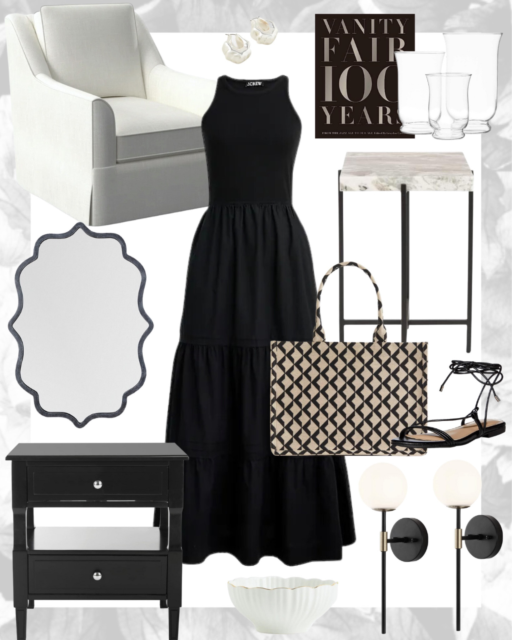 Black and white home and fashion! This dress is so pretty for date night 🖤

Lowe’s, Amazon, h&m, Ballard, j crew, summer fashion, fashion finds, black dress, sandals, purse, tote, end table, nightstand, mirror, swivel chair, upholstered chair, coffee table book, earrings, vase, decorative bowl, hole decor, living room, bedroom, style tip

#LTKshoecrush #LTKhome #LTKstyletip