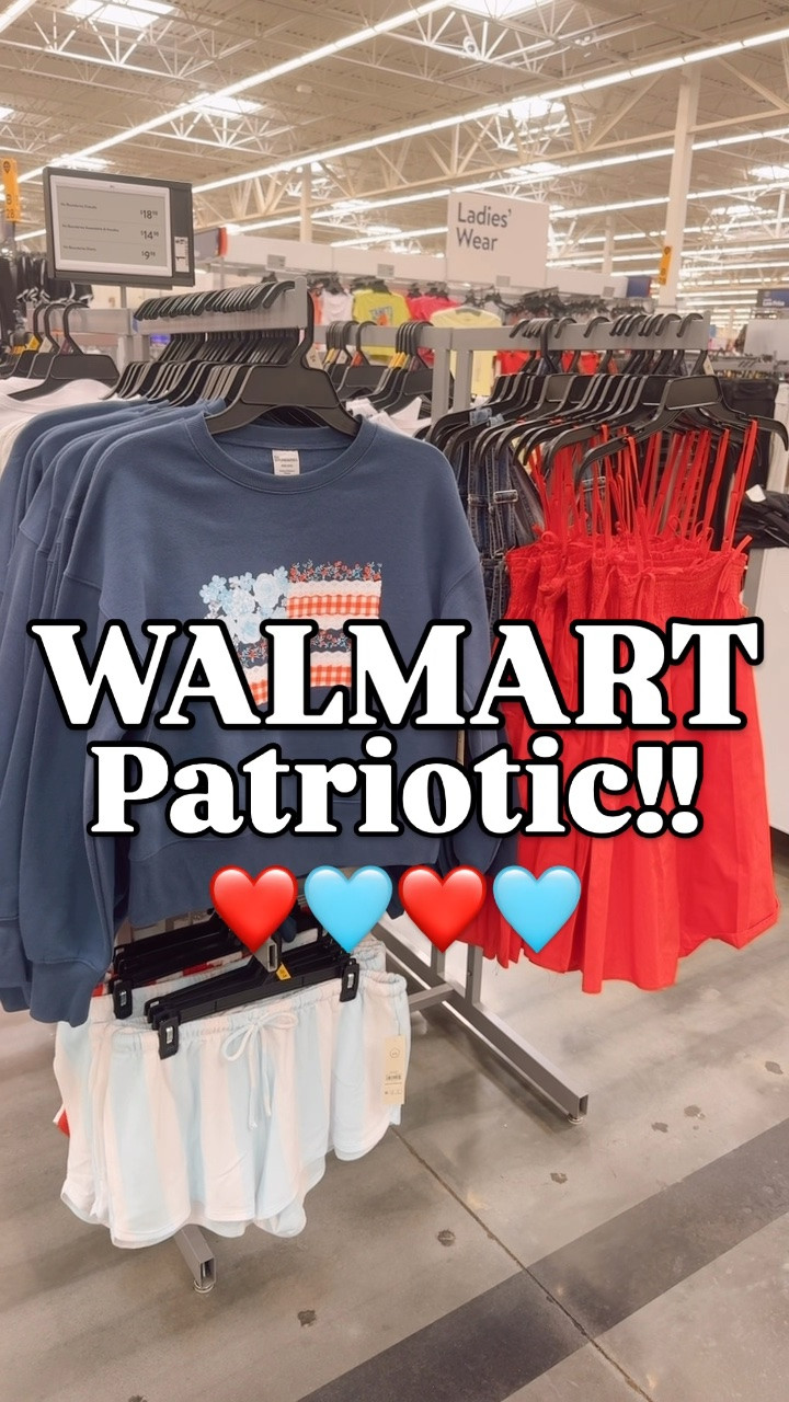 The red white & blue line has new drops & they just keep getting better and better!! ❤️🩵😍

Walmart
USA
Red white and blue
Fourth of July
4th

#walmartstyle #fourthofjuly #redwhiteandblue #affordablestyle #walmartfinds