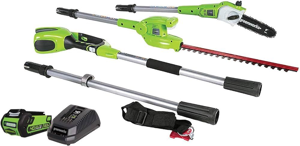 Greenworks 40V 8-Inch Cordless Pole Saw with Hedge Trimmer Attachment, 2Ah Battery and Charger In... | Amazon (CA)