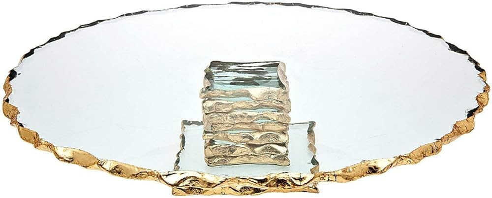 Godinger Cake Stand, Footed Cake Plate, Cake Server Stand - 13", Harper Collection | Amazon (US)