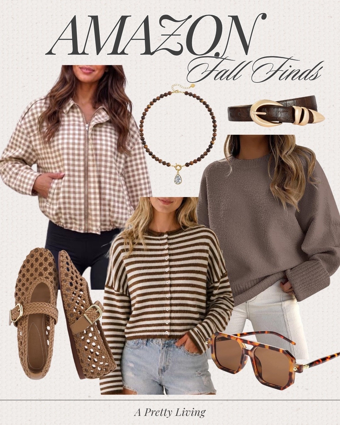 Amazon fall finds 🤎

Loving all the browns, cozy knits, and pretty patterns this season. So many cute pieces to mix, match, and wear on repeat!


#AmazonFinds #AmazonFashion #FallFinds #FallFashion #FallStyle #LTKFinds #ShopMyLTK