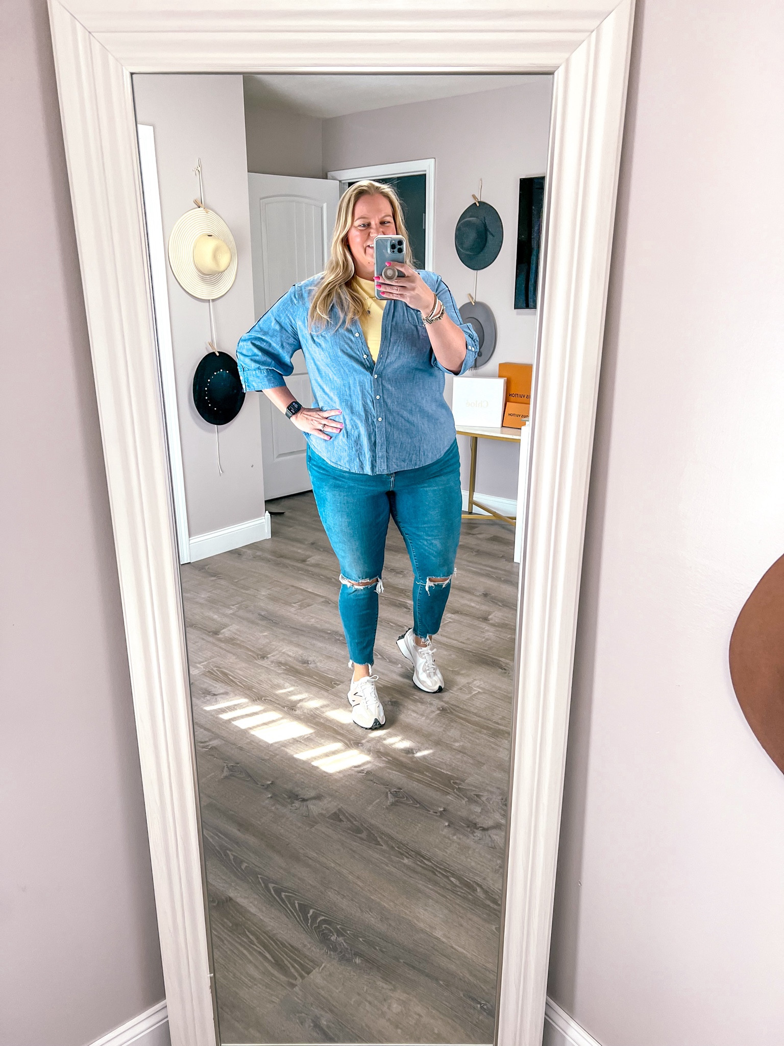 Denim skinny jeans, bodysuit, and jean button down shirt. 

Plus size jeans
Skinny jeans 
Plus size skinny jeans 
Platform shoes 
Platform sneakers 
Platform shoes 

#LTKPlusSize #LTKStyleTip #LTKSeasonal