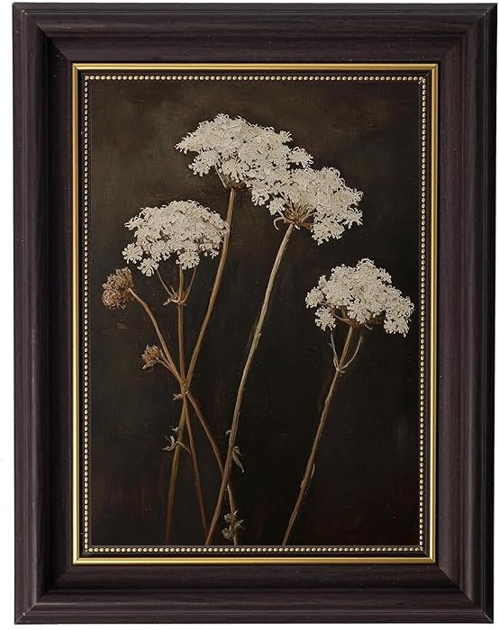 Vintage Frame Wall Art Farmhouse Retro Flora Painting Picture Wall Decor Retro Moody Plant Aesthe... | Amazon (US)