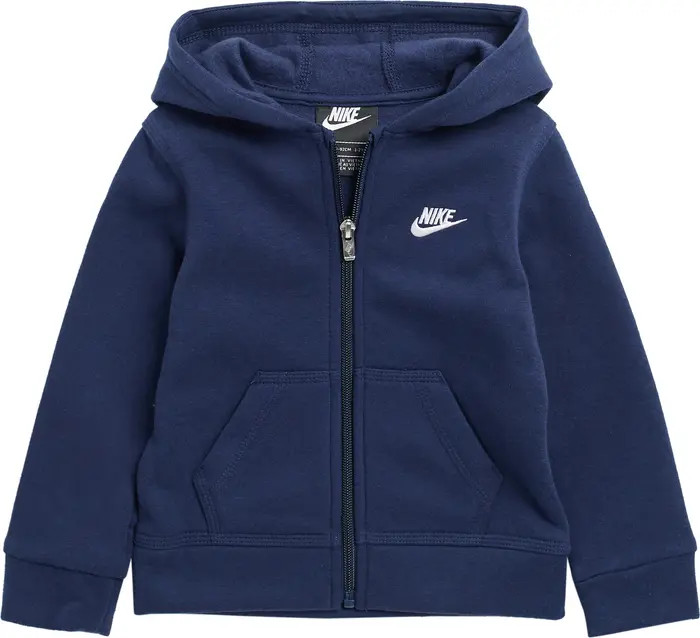 Kids' Club Fleece Full Zip Hoodie | Nordstrom