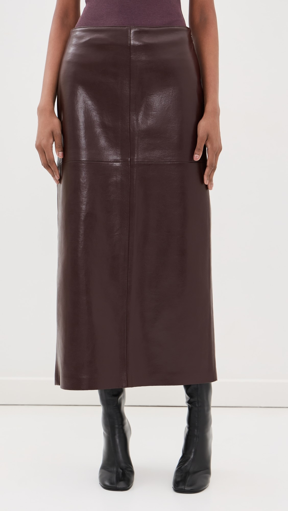 AGOLDE Hikson Leather Skirt | Shopbop | Shopbop