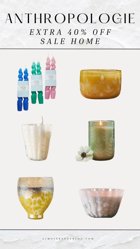 Anthropologie extra 40% off sale home, candles on sale 

#LTKFindsUnder50 #LTKFindsUnder100 #LTKSaleAlert