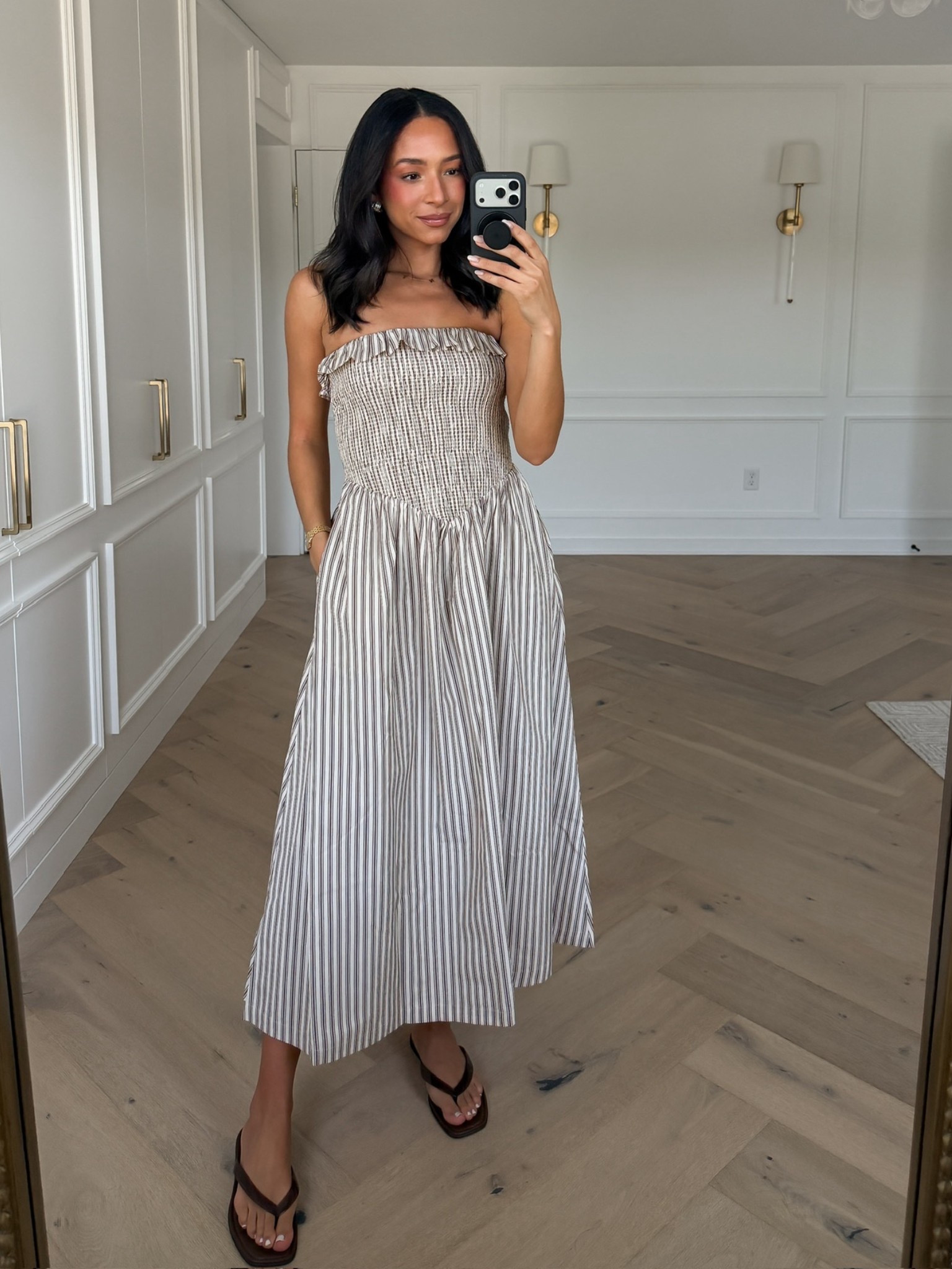 Buy one, get one 50% off Abercrombie!! Wearing size S smocked strapless maxi dress

summer outfit, spring outfit, summer dress, spring dress, weekend outfit, lunch outfit, vacation outfit, mom outfit, postpartum outfit 

#LTKSaleAlert #LTKmomlife #LTKSeasonal