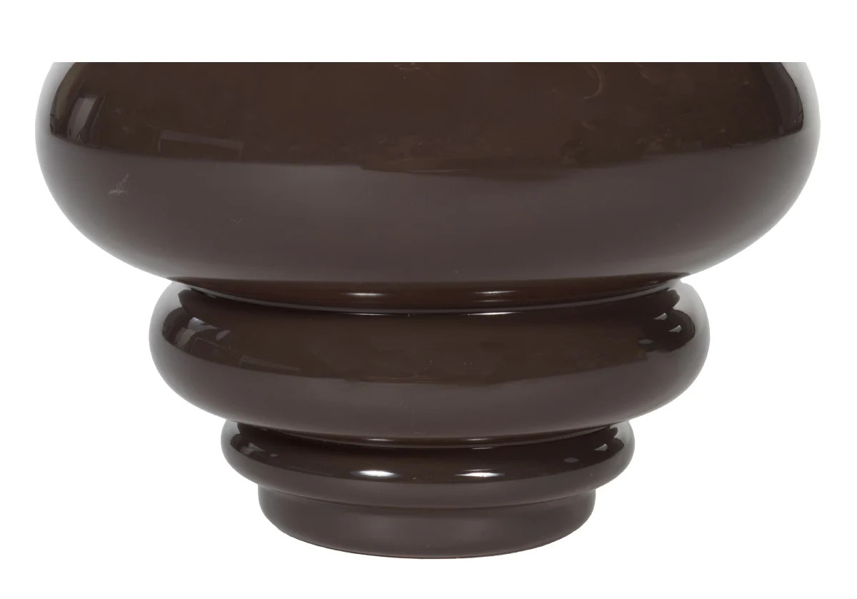 GLASS CHANNEL VASE | Cocoa | Alice Lane Home Collection
