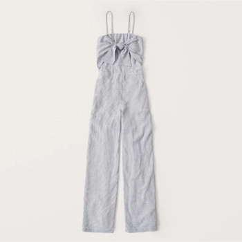 Tie-Front Jumpsuit | Abercrombie & Fitch (US)