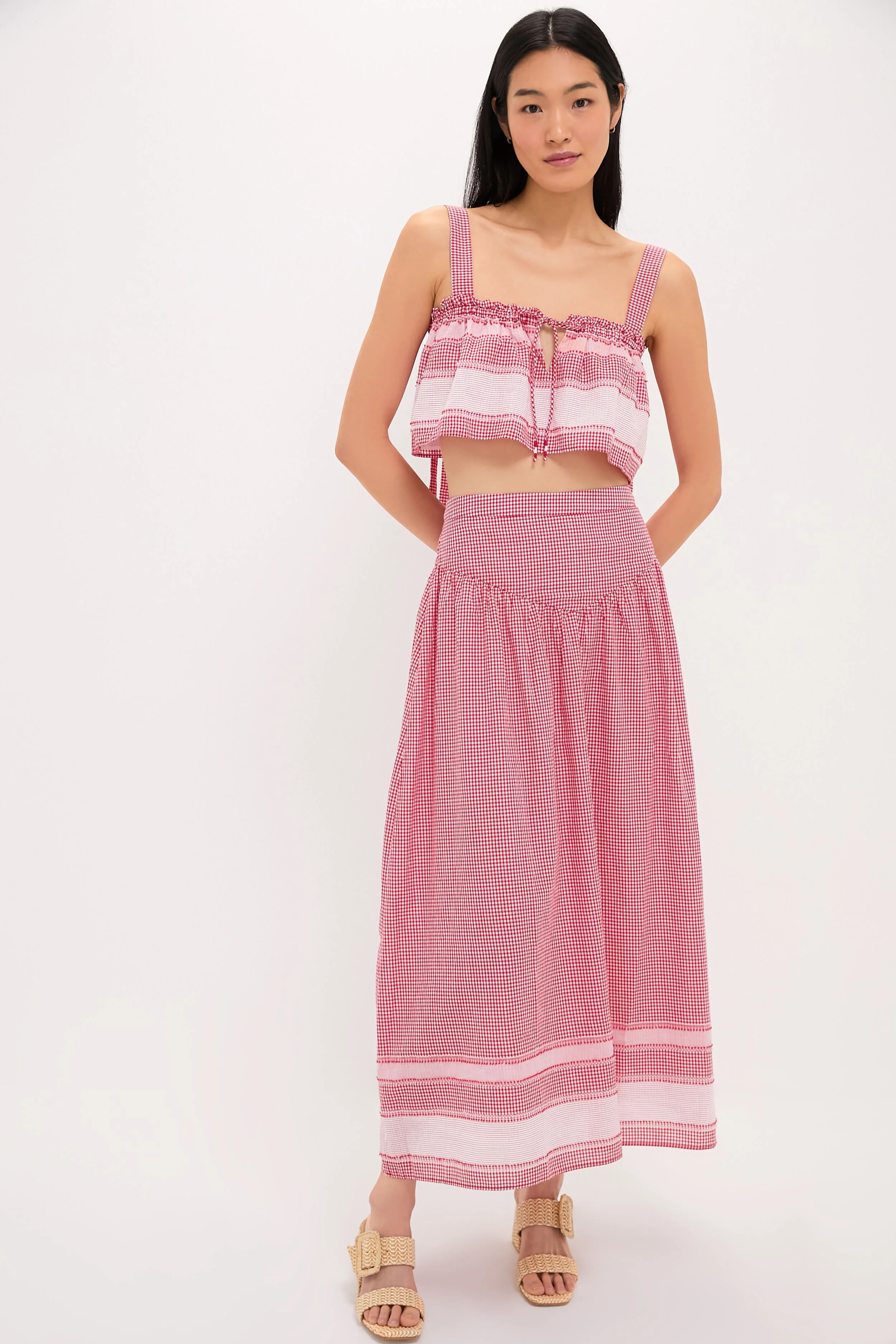 Red and White Judy Skirt Set | Tuckernuck (US)