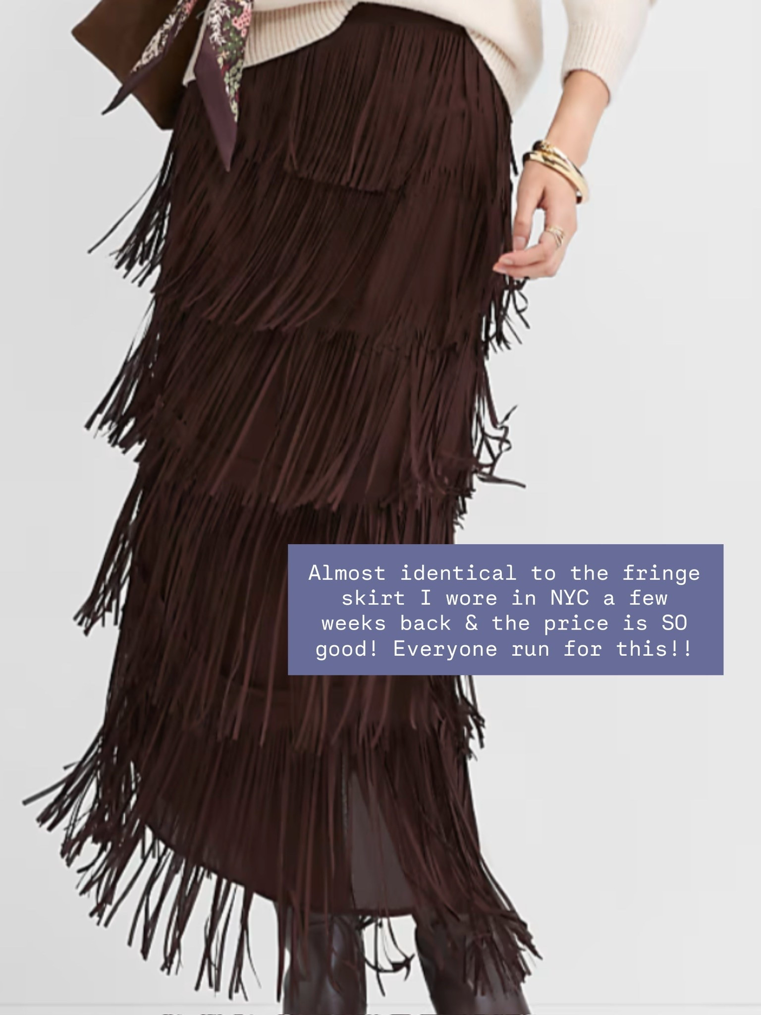 This skirt is so similar to the fringe skirt I wore in New York, and this one is way more affordable! Currently on sale!

Loverly Grey, Loft, fringe skirt, fall skirt, sale