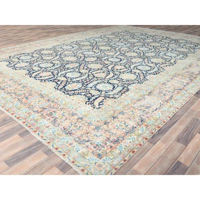 Wayden One-of-a-Kind 11'7" X 15'9" 1940s Wool Area Rug Blue | Wayfair North America
