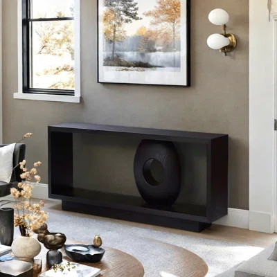 Modern Minimalist Art Solid Wood Console Table | Wayfair North America
