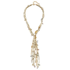 Beachcomber Shell and Rope Necklace | Sequin