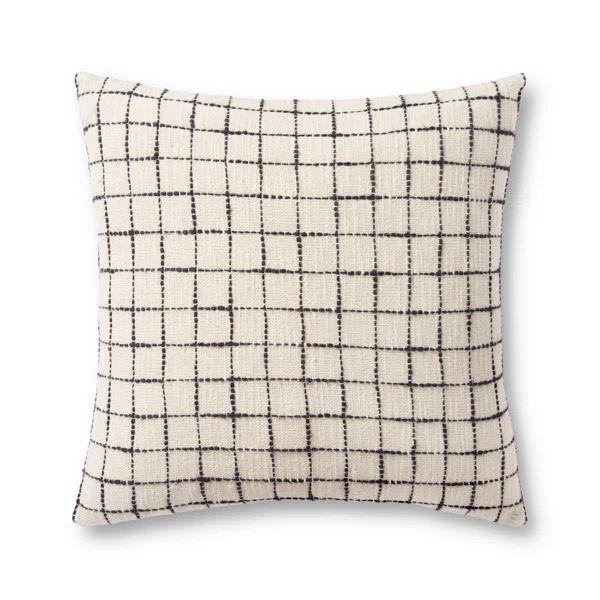Magnolia Home By Joanna Gaines X Loloi Mary Ivory / Black Pillow | Wayfair North America